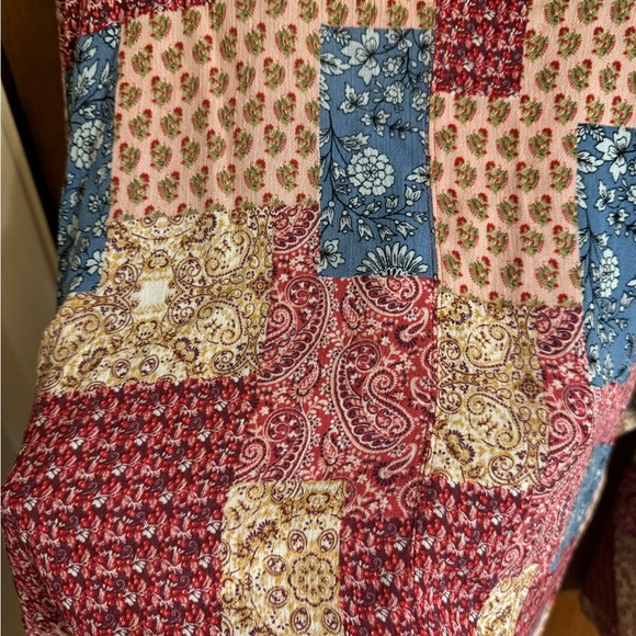Bohemian style flowy top by Cotton Bleu size 1x in gently used condition - Picture 10 of 12